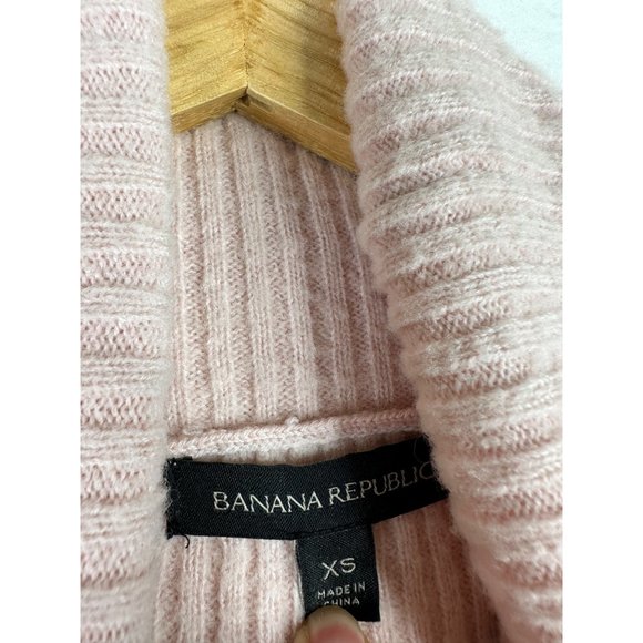 Banana Republic Wool Blend Turtle Neck sz‎ XS Pink - Picture 2 of 6